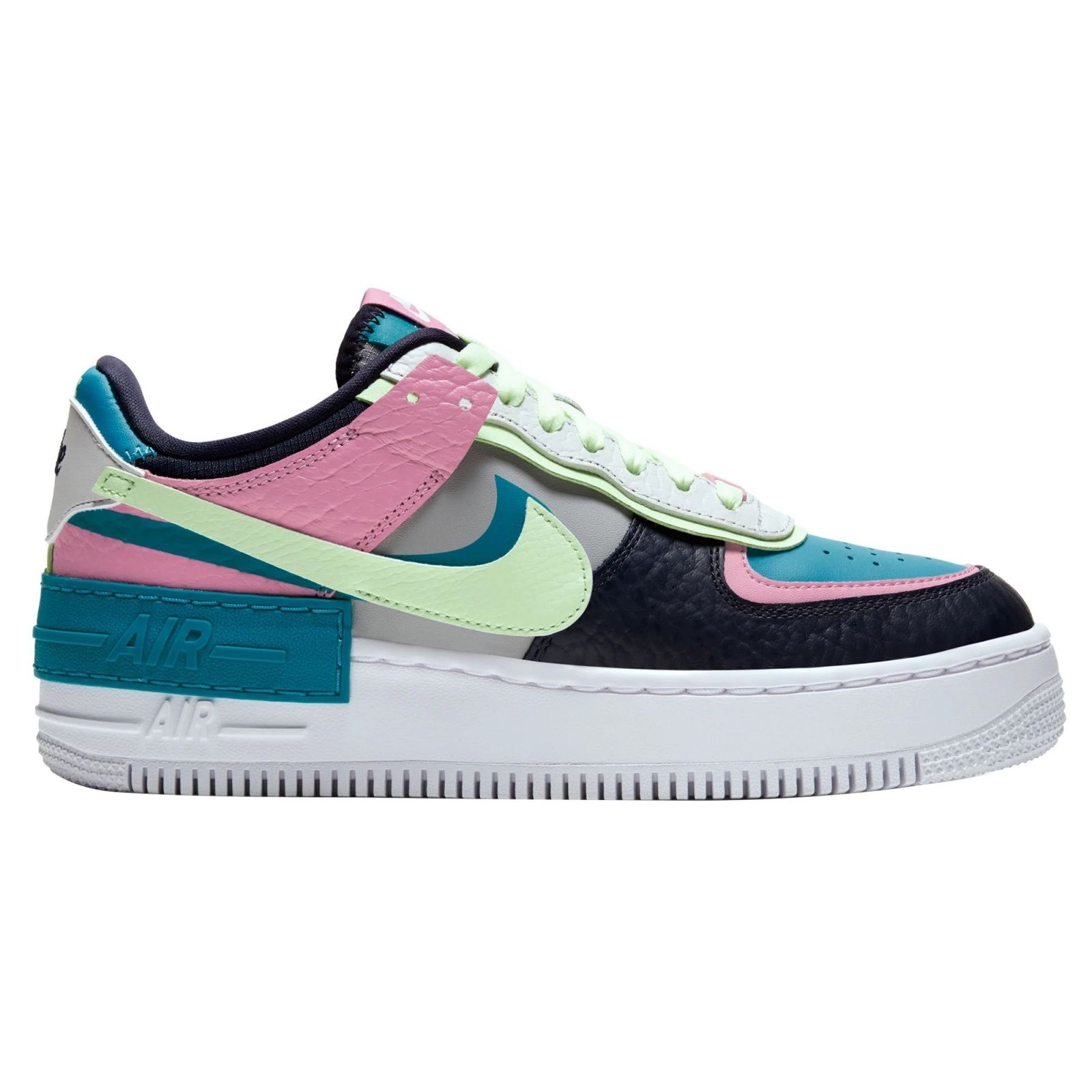 Nike Air Force 1 Shadow, разноцветные, кожаные, женские