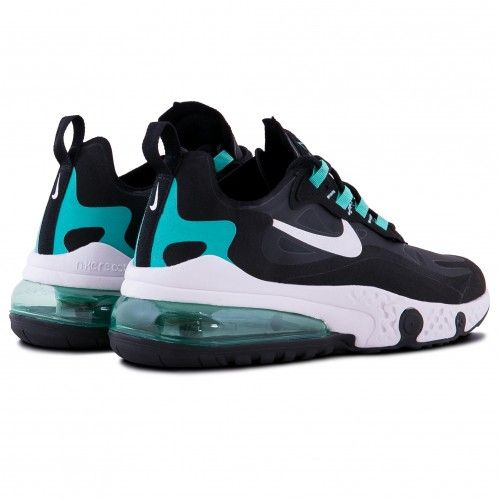 Nike Air Max 270, черный с зеленым, нейлон, женские
