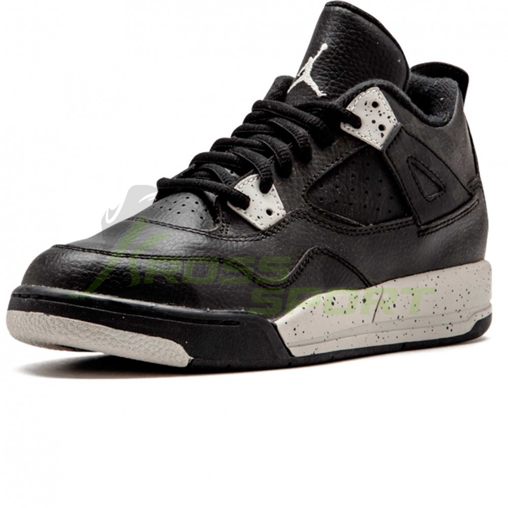  Nike Air Jordan IV 4 Retro Black/Black/White