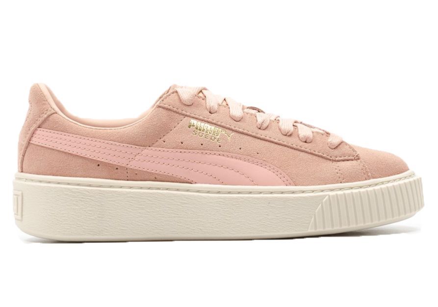 Puma Suede Platform Core (Coral) розовые 35-38